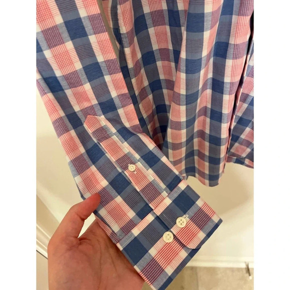 johnnie-O prepformance “Mercer” Mens long sleeve button up Size S - Picture 3 of 5